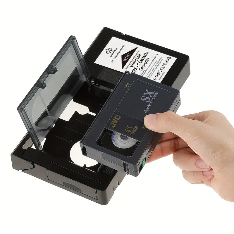 A VHS cassette — obsolete media that needs its own machine to read