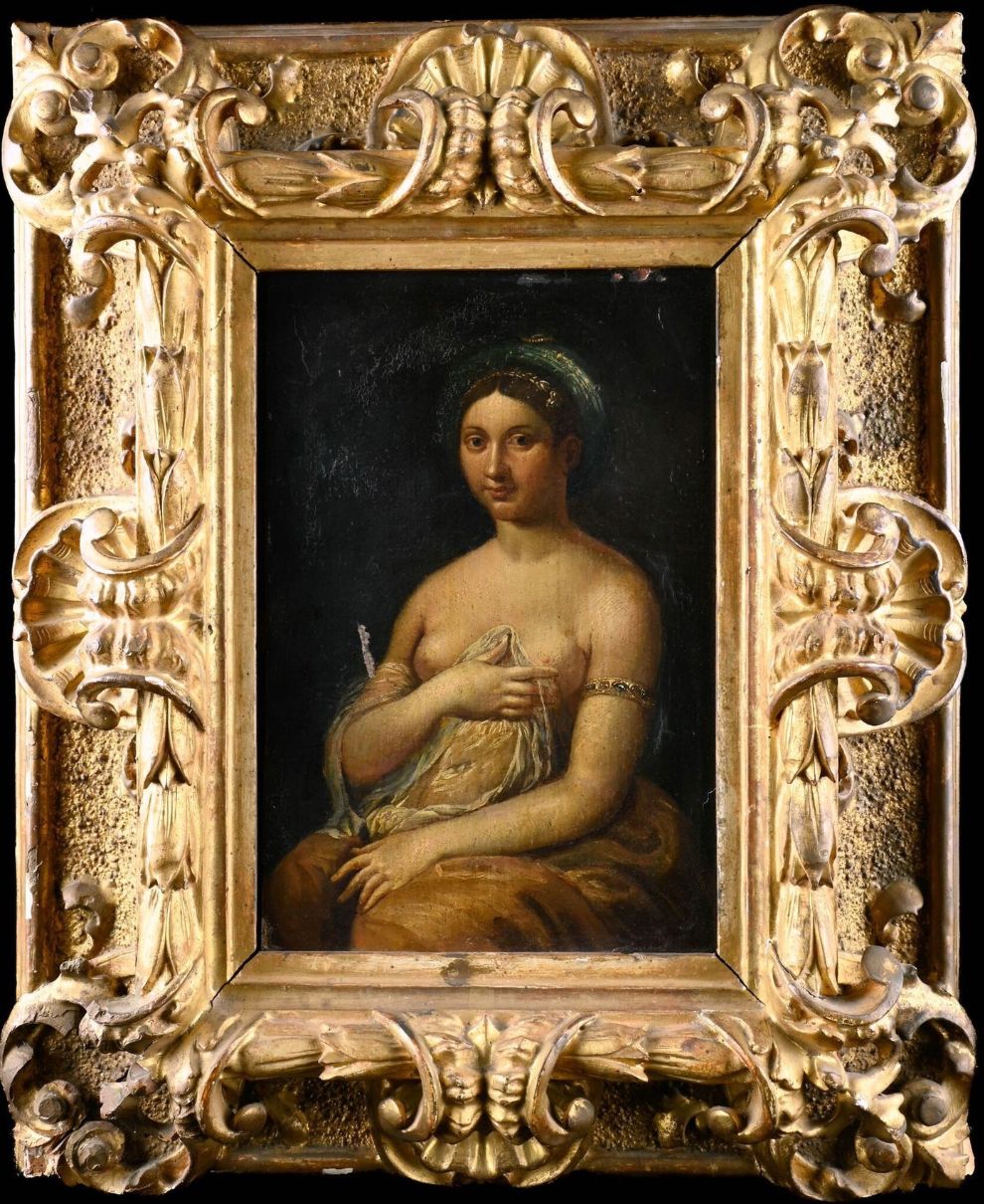 Raphael with frame