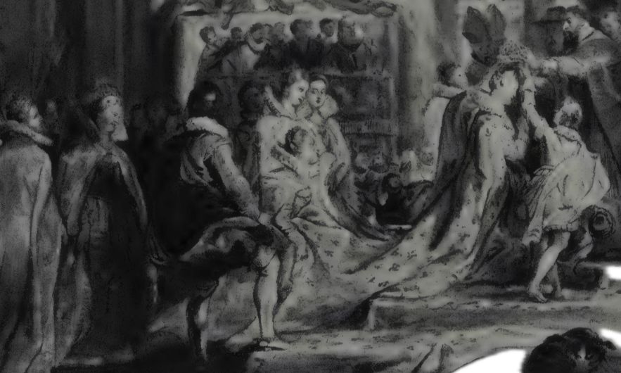 Rubens sketch coronation